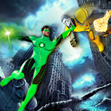 Real Green Ring Superhero City Rescue Mission icon