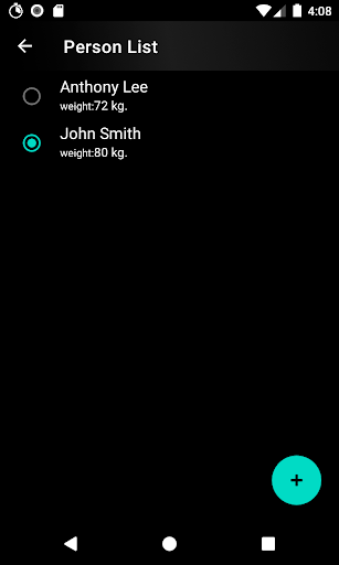 FitLog Screen 2