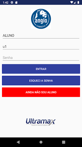 Android application Colégio Anglo Cabreúva screenshort