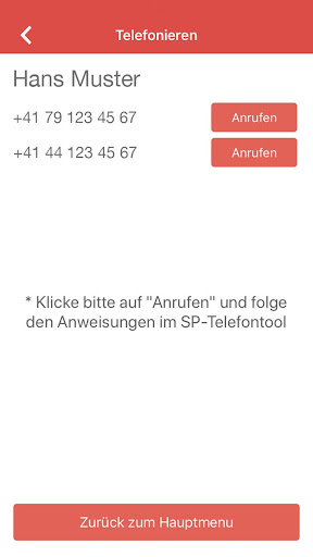 Meine SP Screen 2