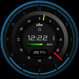Icon image [SSP] Simple Black Watch Face