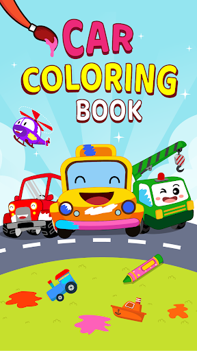 Android application Cars Coloring Book Kids Game screenshort
