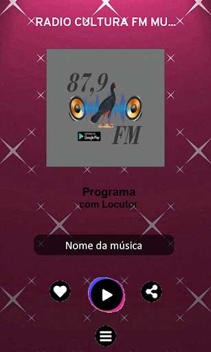Rádio Cultura FM Mutum MG Screen 2