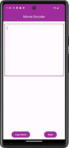Morse Encoder Screen 2
