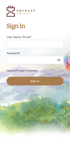 Android application Entrust Family Office screenshort