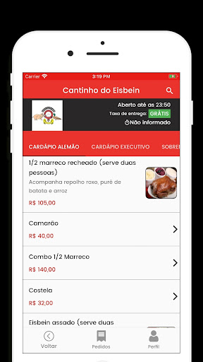 Cantinho do Eisbein Screen 2