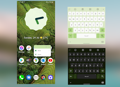 Captura 3 Vivid Monet Green Theme LG UX9 android