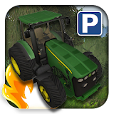3D Tractor Car Parking icon
