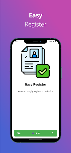 Android application Easy Tasks - Get rewards screenshort