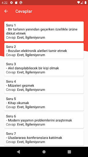 Meslek Grubu Testi 2021