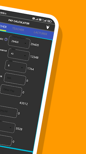 Pay Calculator For CG Teachers Screen 2