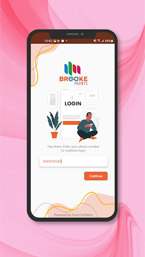 Android application Brooke Paints screenshort