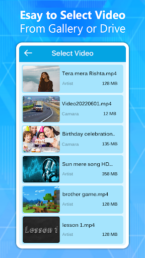 Android application Mute Video Maker Audio Remover screenshort