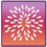 Bastille day fireworks icon
