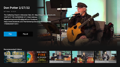 The Gathering TV Screen 3