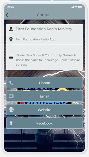 Firm Foundation Radio Screen 3