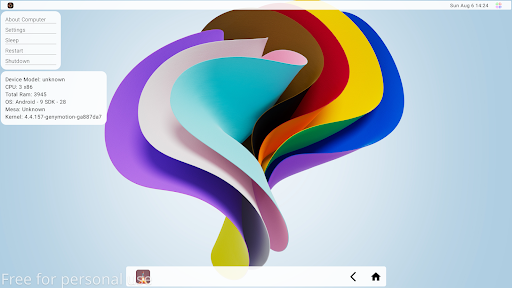 KiraOS Launcher Screen 3