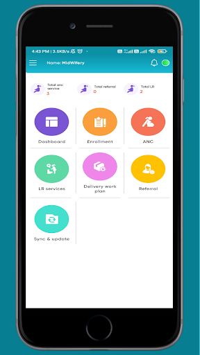 Midwifery Services Platform Screen 2