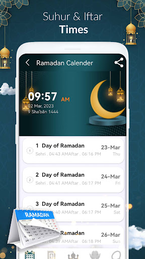 Ramadan Calendar 2024 Time Screen 2