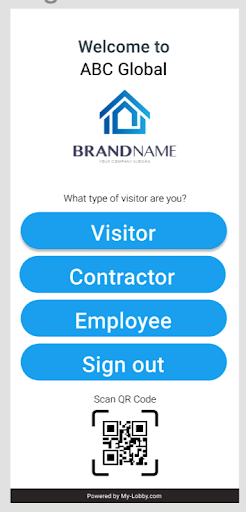 Android application MyLobby Sign-in System screenshort