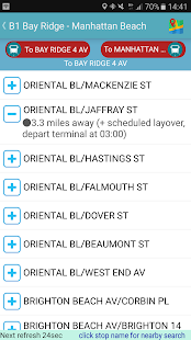 NYC New York Bus Tracker 1.434 APK screenshots 4