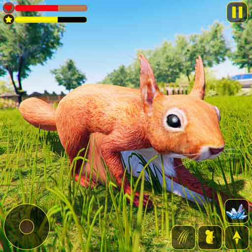 Wild Squirrel Family Sim 3D