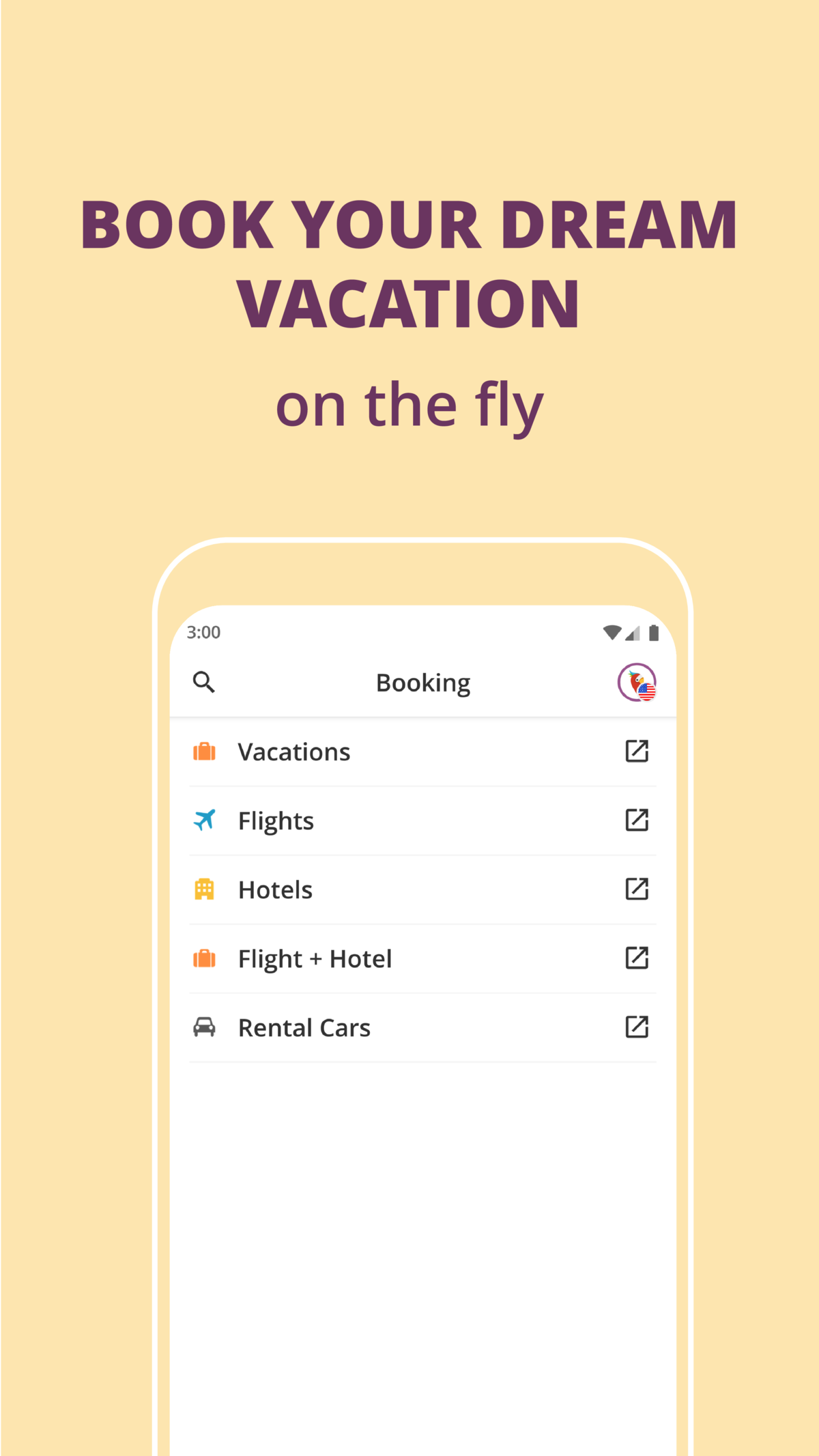 Android application TravelPirates Top Travel Deals screenshort