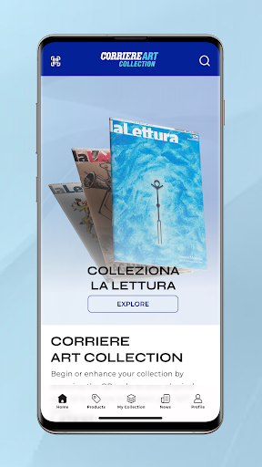 Android application Corriere Art Collection screenshort