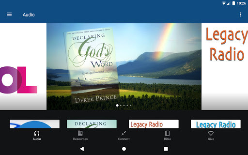 Screenshot of Derek Prince Ministries