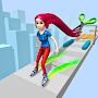 Sky Skate Long Hair Race 3D