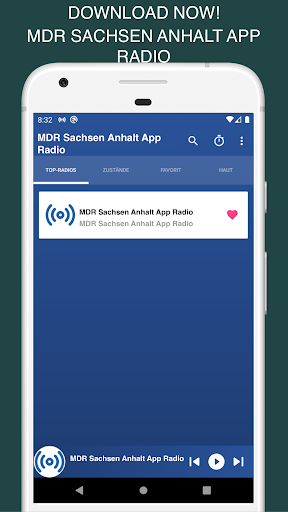 Android application MDR Sachsen Anhalt App Radio screenshort
