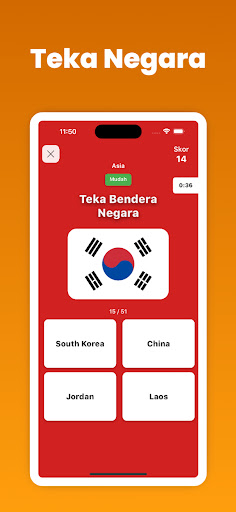 Android application Teka Nama Negara & Negeri screenshort