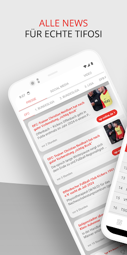 Android application Tifosi OFC screenshort