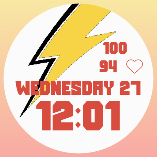 Thunderbolt Digital Watchface logo