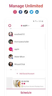 Apphi: Schedule Social Media Screenshot
