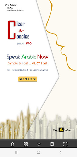 Android application Clear & Concise EN/AR Pro screenshort