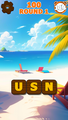 Beach Word Swap Screen 3