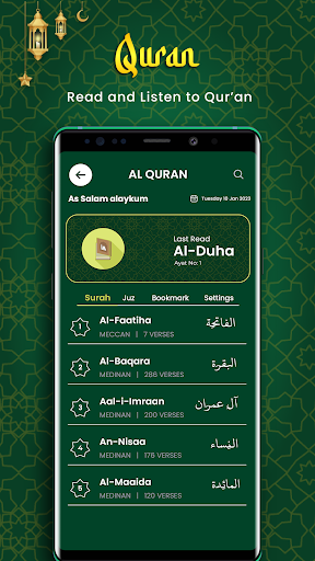 Islamly: Azan Qibla Quran Dua Screen 3