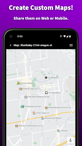Android application Map Buddy screenshort