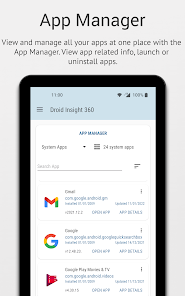 Captura 11 Droid Insight 360: Files, Apps android