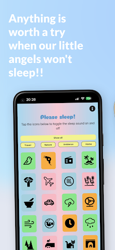 Android application Please Sleep - Baby Sounds screenshort