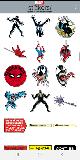 Spider-Man Game Stickers Screen 3