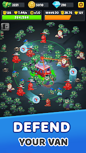 Zombie Van: Idle Tower Defense Apk Mod for Android [Unlimited Coins/Gems] 1