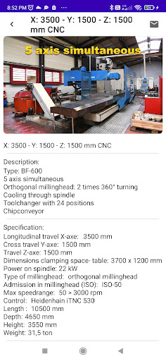 CNC Turning machines Screen 3