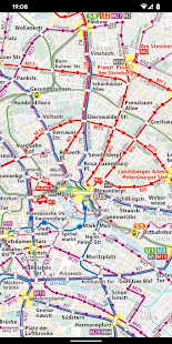 Berlin line network S and U Bahn