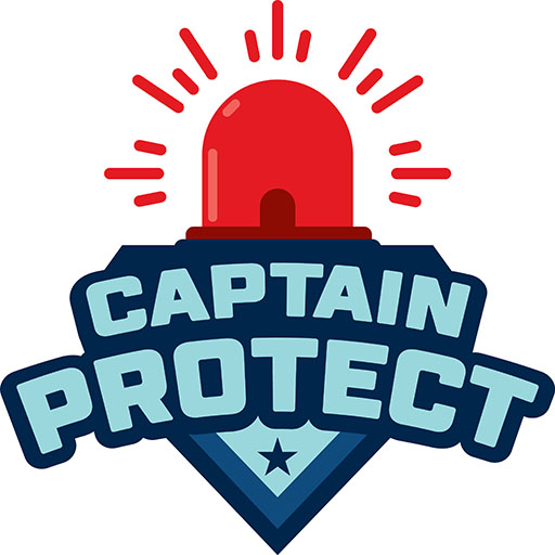 Captain Protect | Protection T logo