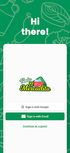 Android application Mercadito App screenshort