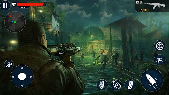 Modern Zombie Shooter 3D Offline Shooting Games Mod Apk app for Android 4