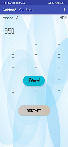 Android application Get Zero screenshort