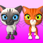 Cover Image of 下载 Talking 3 Friends Cats & Bunny  APK